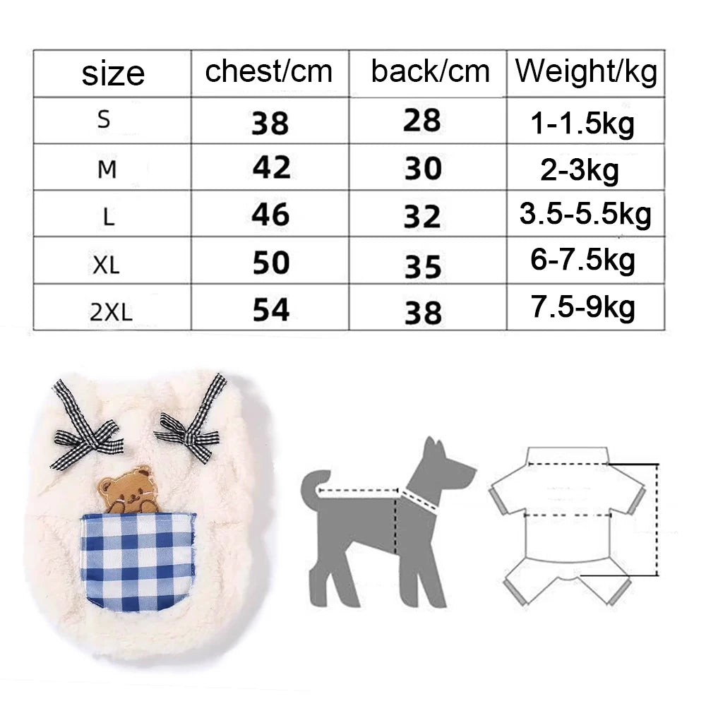 Cozy Plush Fleece Sleeveless Vest for Small Dogs and Cats