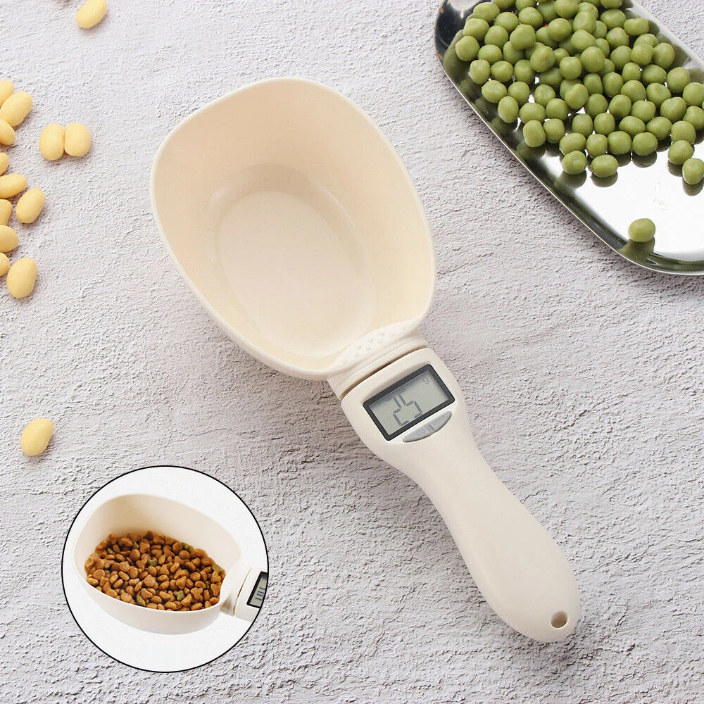 Digital Pet Food Measuring Scoop for Cats and Dogs