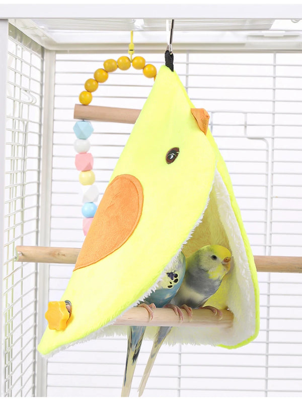 Soft Plush Bird Hammock Nest for Parakeets
