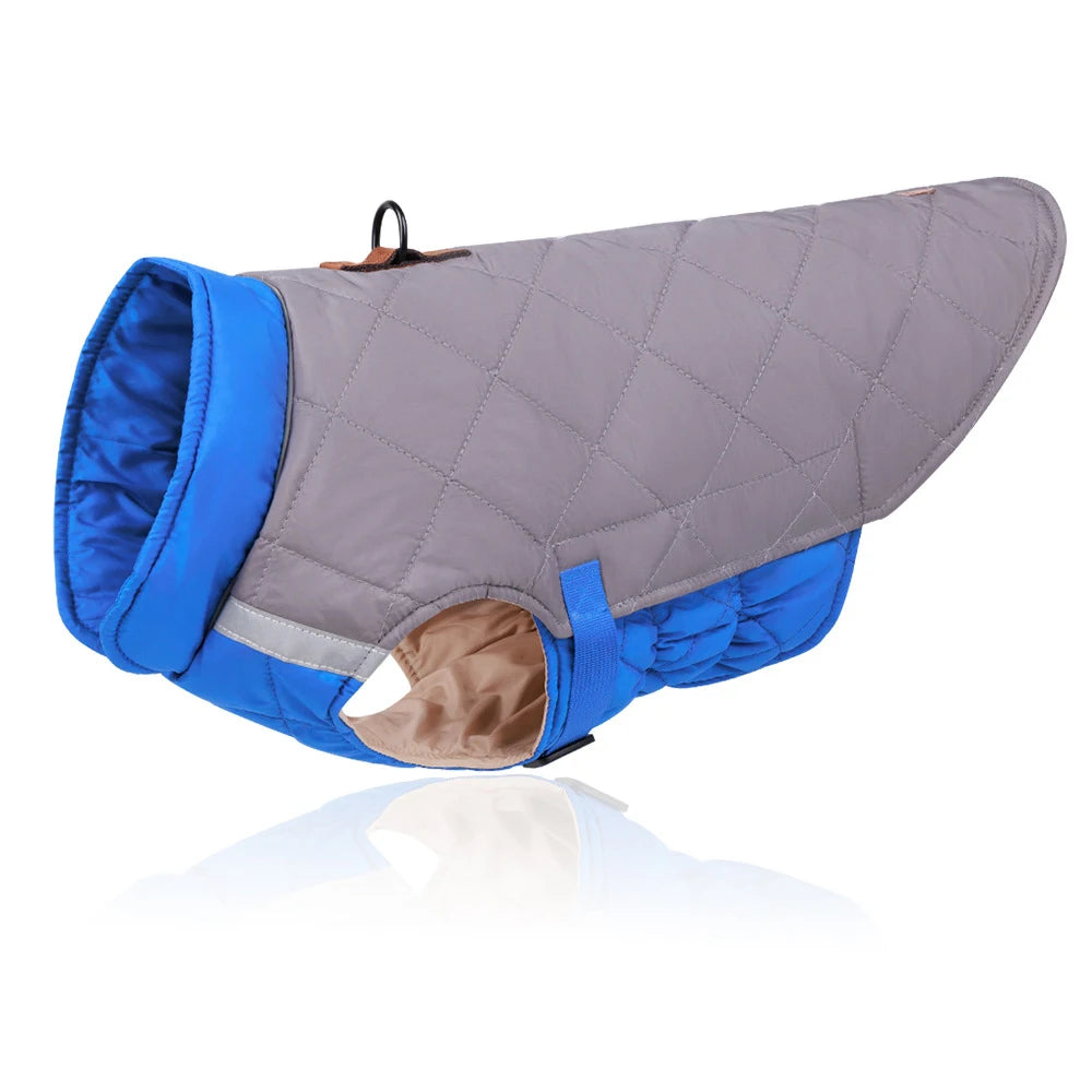 Waterproof Padded Winter Dog Vest Jacket for Small to Large Dogs