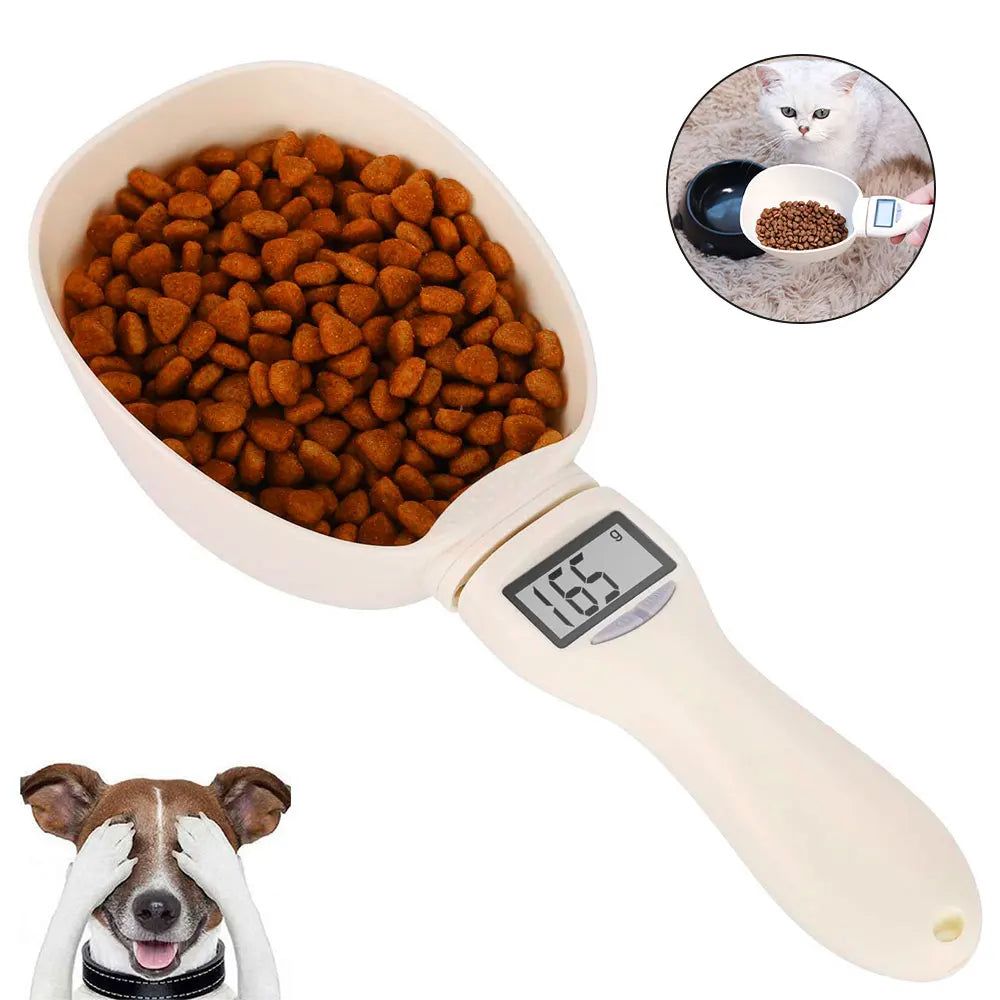 Digital Pet Food Measuring Scoop for Cats and Dogs