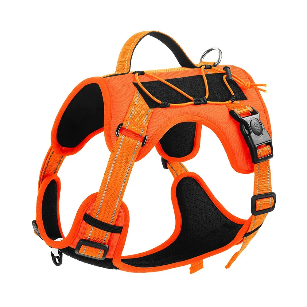 Reflective No-Pull Nylon Dog Harness for Daily Walks