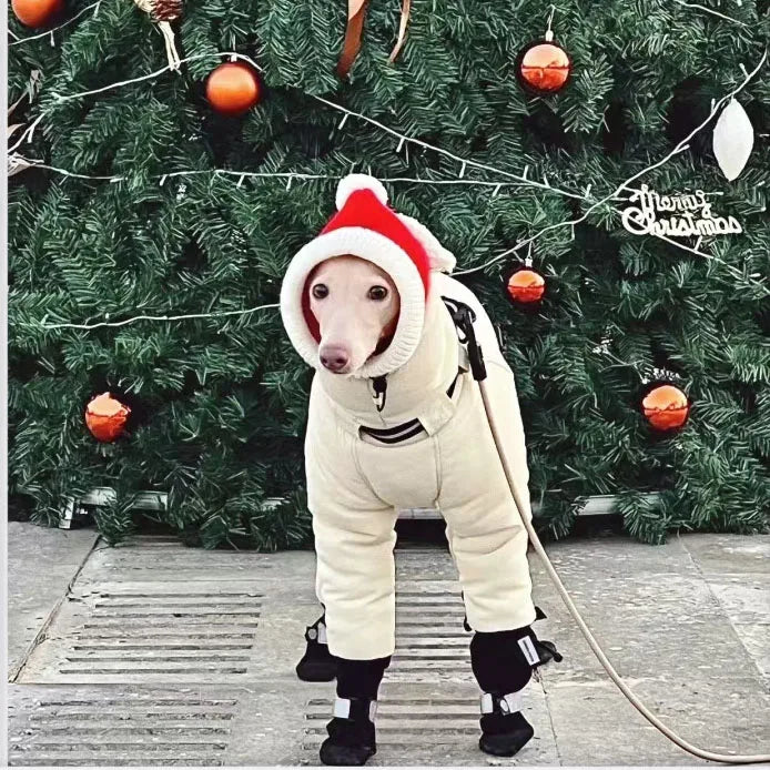 Thickened Cold Weather Dog Jacket With Full Neck Coverage