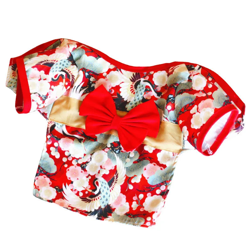 Japanese Style Summer Kimono Coat for Cats and Dogs