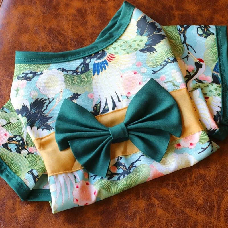 Japanese Style Summer Kimono Coat for Cats and Dogs