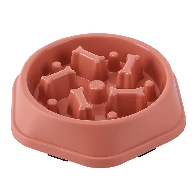 Non-Slip Slow Feeder Bowl for Dogs and Cats
