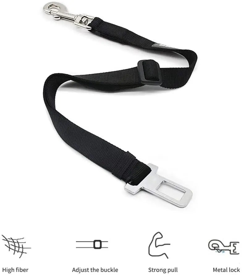 Adjustable Car Seat Belt Safety Lead for Dogs and Cats