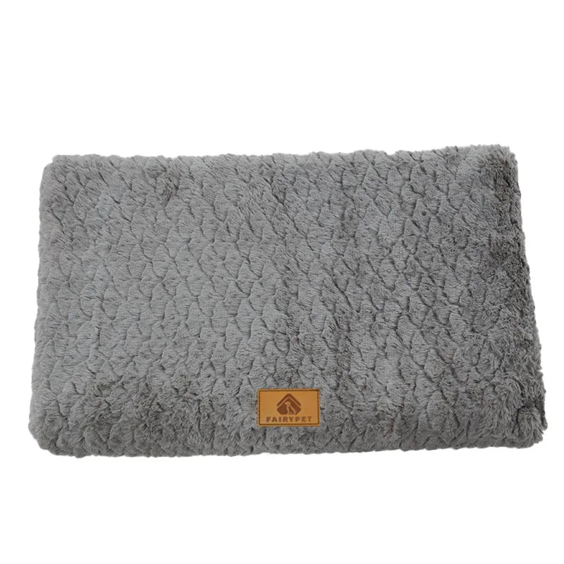 Cozy 3D Foam Orthopedic Dog Bed With Washable Faux Fur Cover
