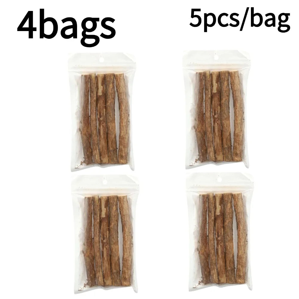 Natural Catnip Chew Sticks for Dental Play