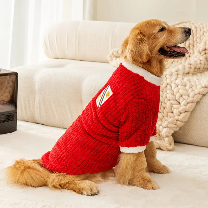 Soft Fleece Big Dog Hoodie Jacket for Labradors and Retrievers