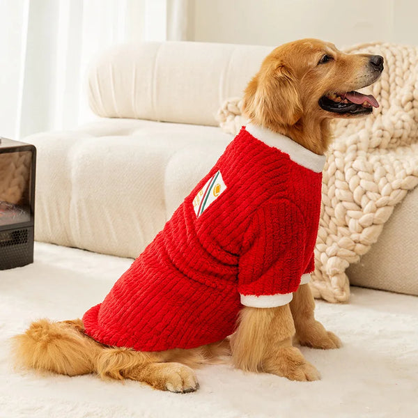 Soft Fleece Big Dog Hoodie Jacket for Labradors and Retrievers