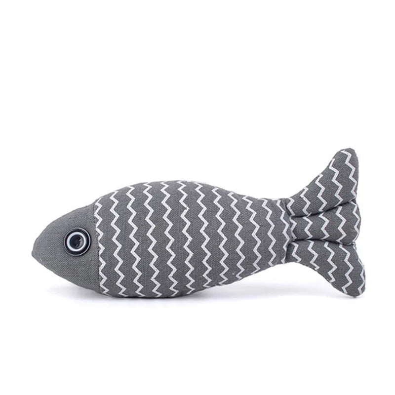 Simulation Fish Catnip Kicker Toy for Cats