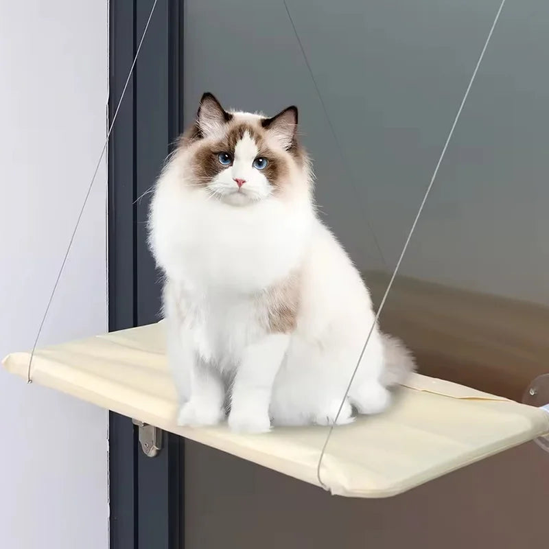 Window Hanging Cat Hammock with Washable Detachable Seat