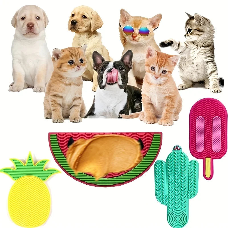 Suction Cup Slow Feeding Lick Mat for Small Pets