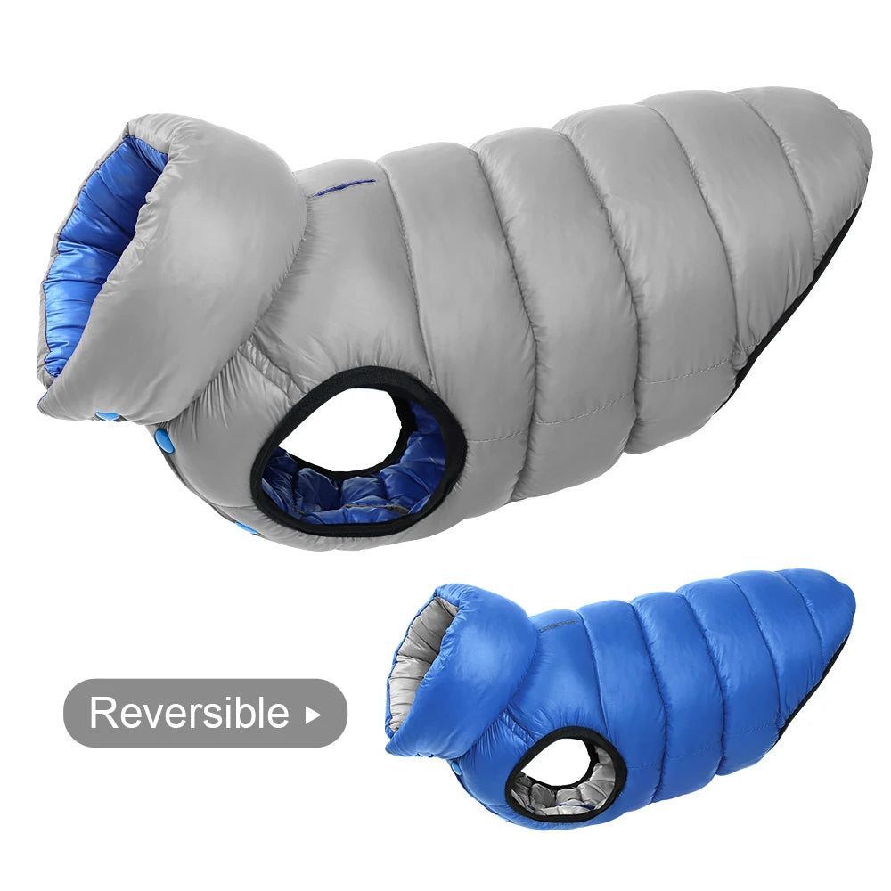 Reversible 3-Layer Waterproof Winter Dog Vest Jacket