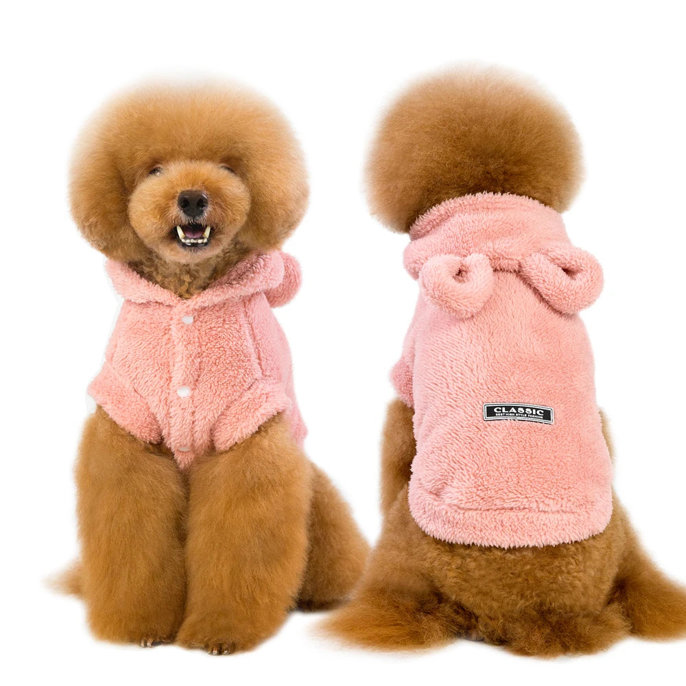 Cotton Winter Coat Jacket for Cats and Small Dogs