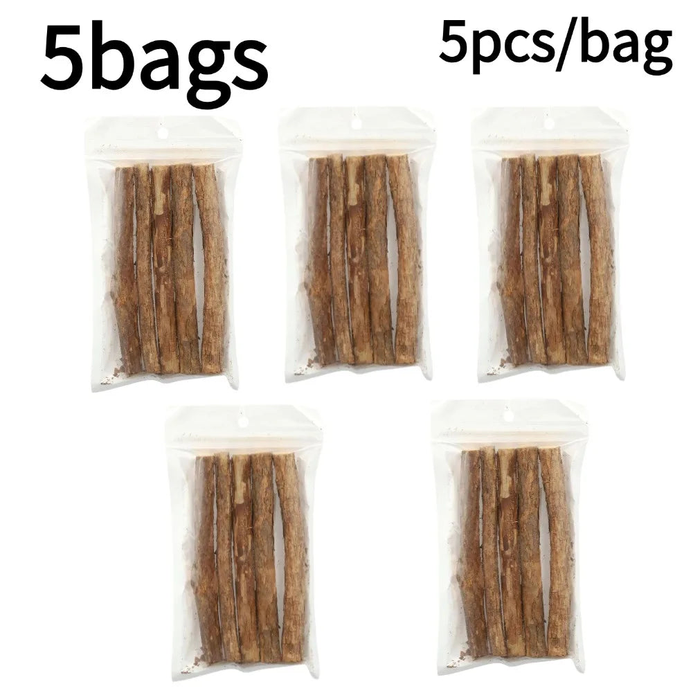 Natural Catnip Chew Sticks for Dental Play