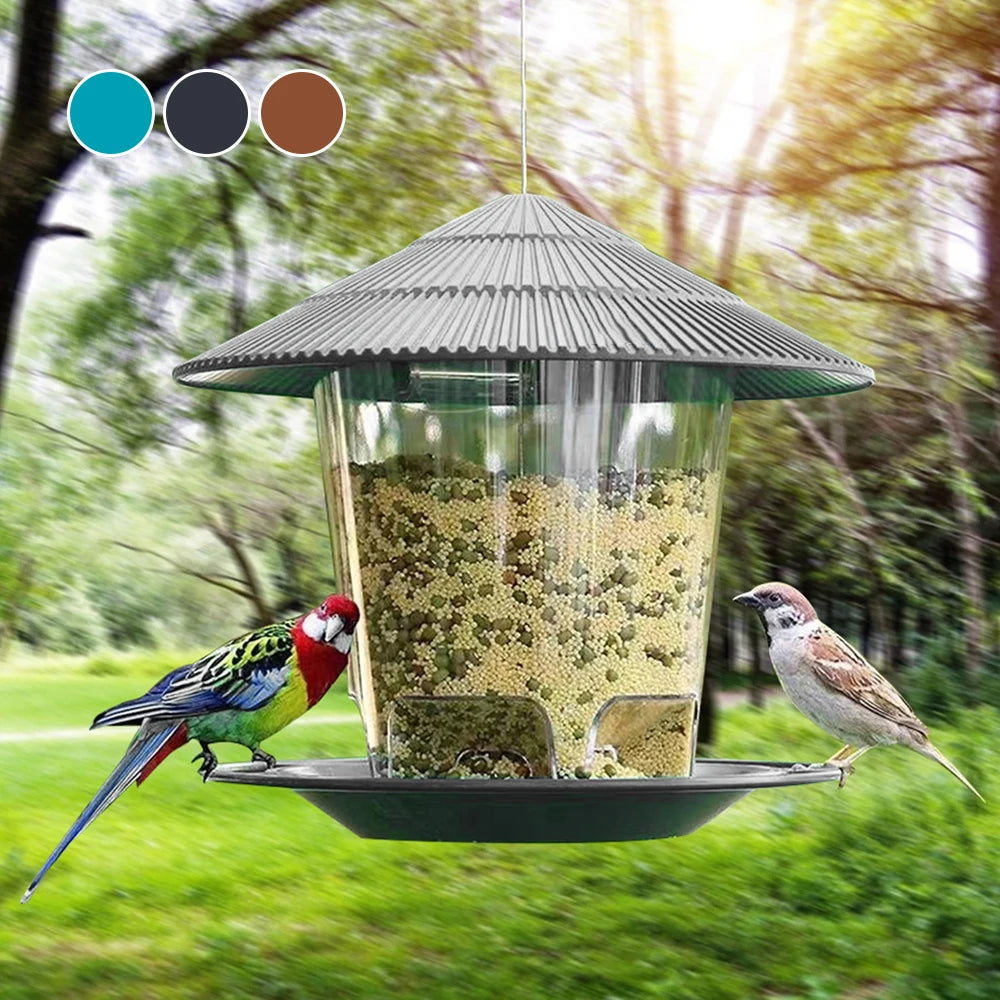Hanging Outdoor Peanut and Seed Bird Feeder