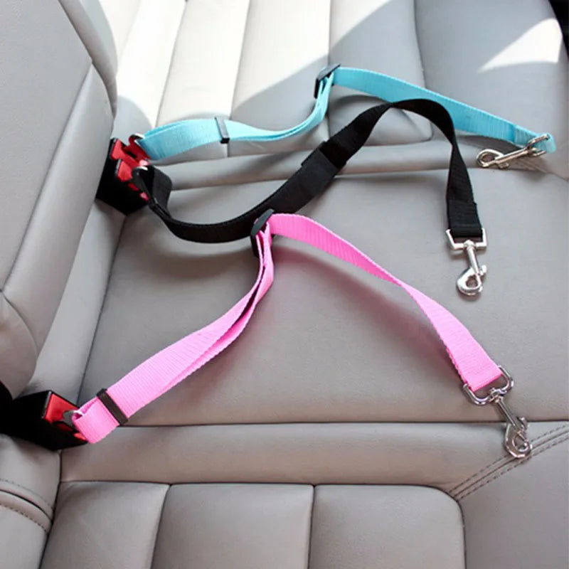 Adjustable Car Seat Belt Safety Lead for Dogs and Cats