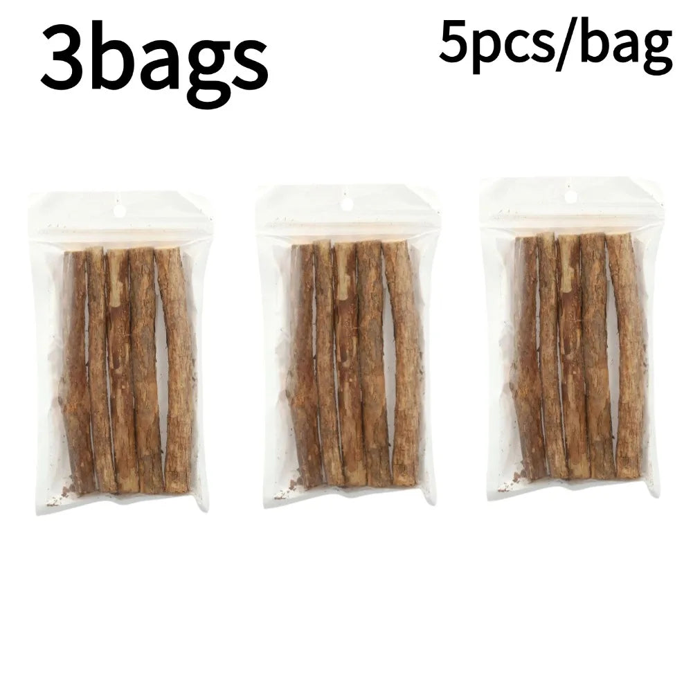 Natural Catnip Chew Sticks for Dental Play