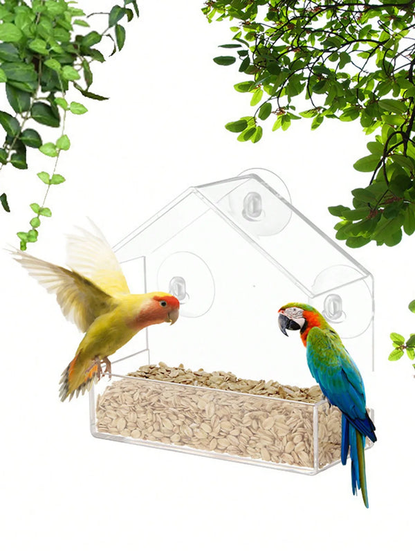 Outdoor Plastic Bird Feeder House for Garden Birds