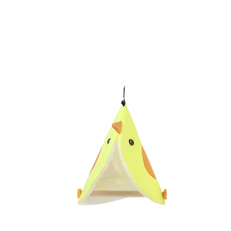 Soft Plush Bird Hammock Nest for Parakeets