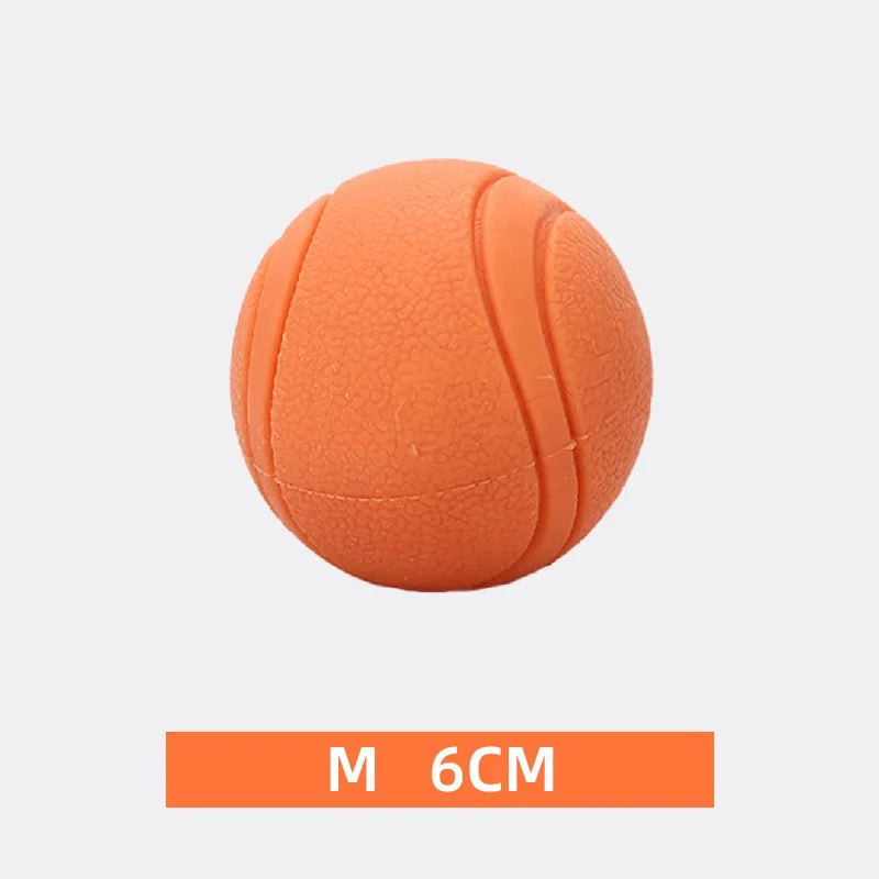 Bite-Resistant Rubber Ball Dog Toy for Strong Chewers