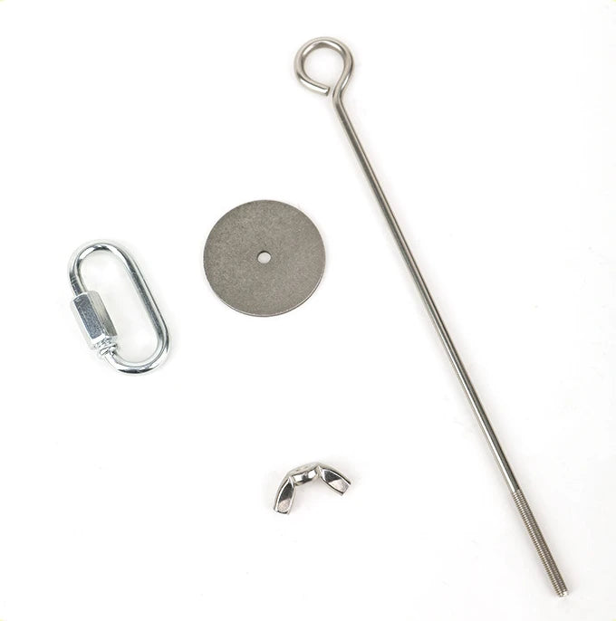 Stainless Steel Fruit Skewer Holder for Parrots