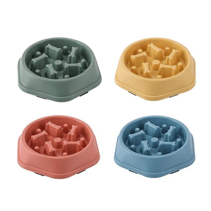 Non-Slip Slow Feeder Bowl for Dogs and Cats