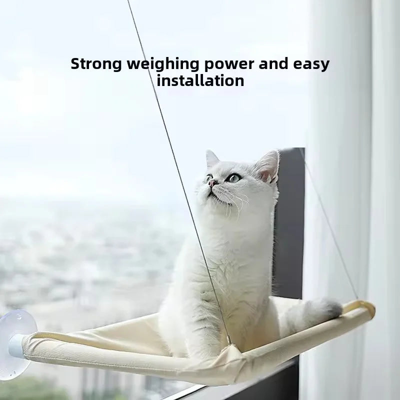 Window Hanging Cat Hammock with Washable Detachable Seat