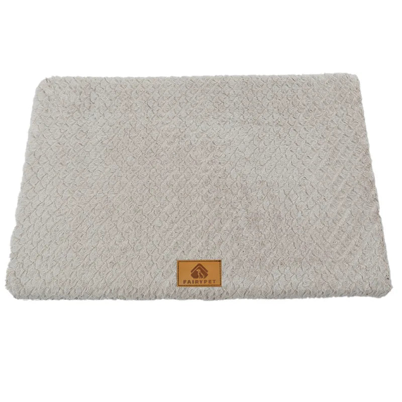 Cozy 3D Foam Orthopedic Dog Bed With Washable Faux Fur Cover
