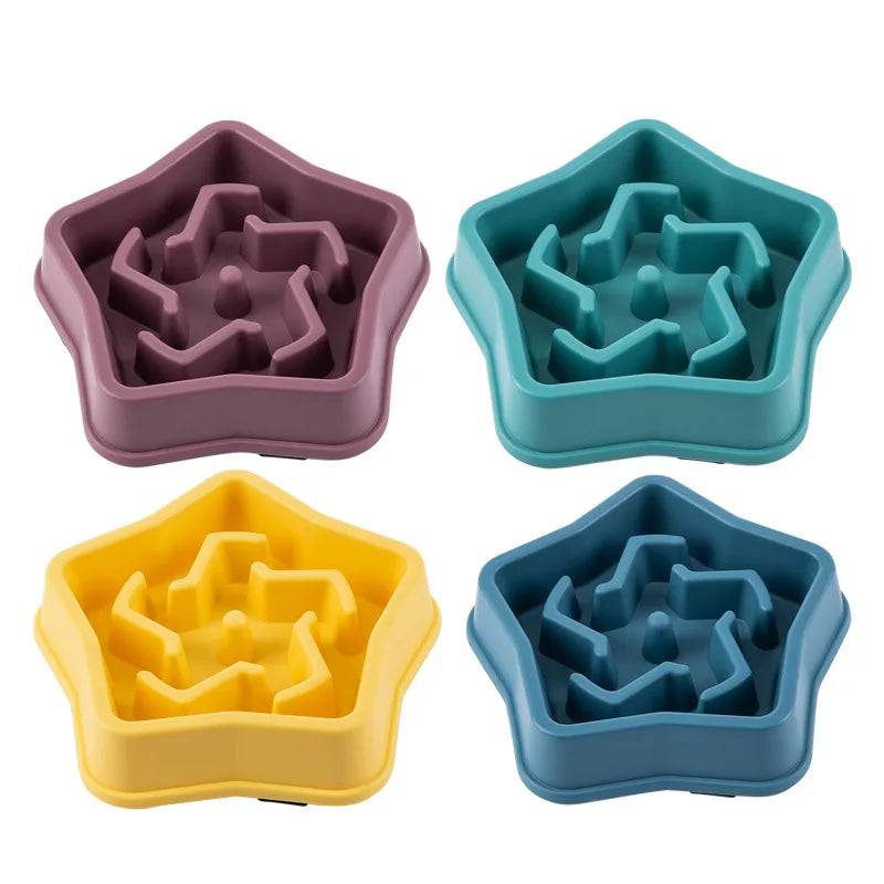 Non-Slip Slow Feeder Bowl for Dogs and Cats